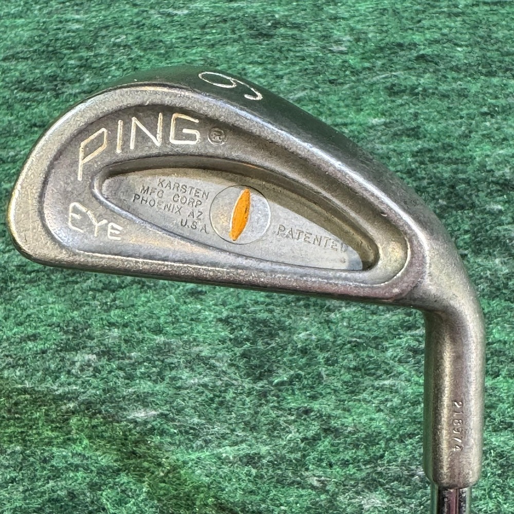 Ping Eye 6 Iron Orange Dot Steel Shaft RH Karsten USA Vintage